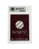Conor McGregor Signed 2013 Topps UFC Bloodlines Rookie Card - BGS 9 AUTO 10