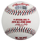 Blue Jays Jose Bautista Signed 2014 All-Star Game Logo OML Baseball JSA