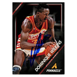 Dominique Wilkins Autographed 2013-14 Pinnacle #263 Trading Card Beckett 54113