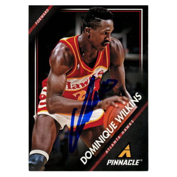 Dominique Wilkins Autographed 2013-14 Pinnacle #263 Trading Card Beckett 54113