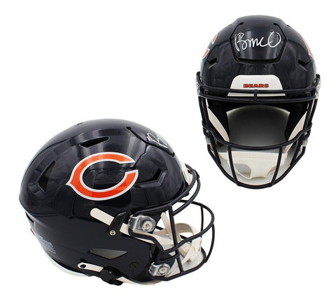 Rome Odunze Signed Chicago Bears Speed Flex Authentic NFL Helmet