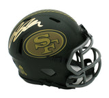 Ricky Pearsall Signed San Francisco 49ers Speed Salute to Service 4 Mini Helmet