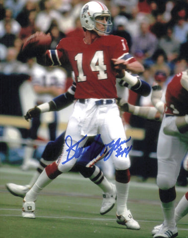 Steve Grogan Autographed Signed 8x10 Photo New England Patriots SKU #244706