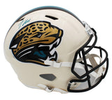 Travis Hunter Signed Jacksonville Jaguars Speed Full Size Retro NFL Helmet