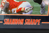 Shannon Sharpe Autographed 16x20 Denver Broncos Photo Deluxe Framed Beckett COA