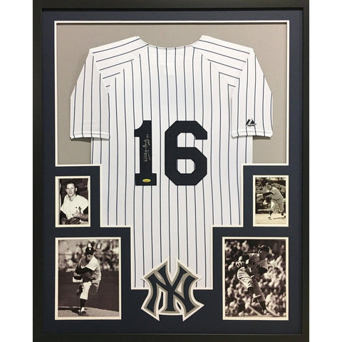 Whitey Ford Autographed Signed Framed New York Yankees Jersey TRISTAR