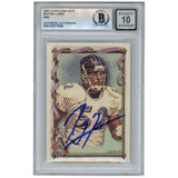 Ray Lewis Autographed 2023 Topps Allen & Ginter #417 Trading Card Beckett 52925
