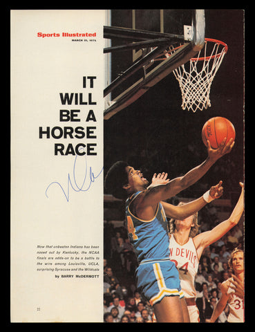 Marques Johnson Autographed Signed 8x11 Magazine Photo UCLA SKU #238093