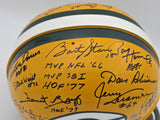 Super Bowl I Champions Packers Team Autographed Yellow Full Size Helmet With Sig