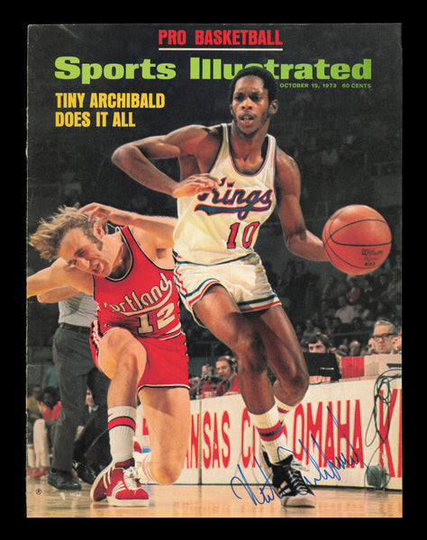 Nate Tiny Archibald Autographed Signed Sports Illustrated Cover Kings 237717