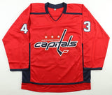 Tom Wilson Signed Washington Capital Home Jersey (JSA) 2018 Stanley Cup Champion