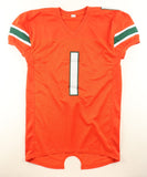 Mario Cristobal Signed Miami Hurricanes Jersey (Beckett) Current Head Coach
