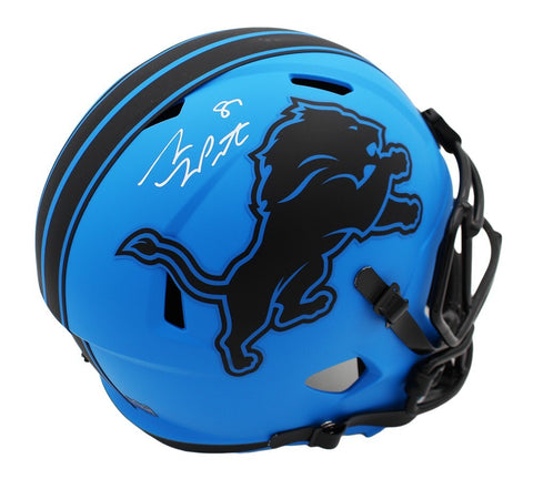 Sam Laporta Signed Detroit Lions Speed Full Size Rave NFL Helmet