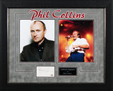 Genesis Phil Collins Authentic Signed & Framed 3x5 Index Card PSA/DNA #AN74099
