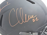 OLAVE & WILSON AUTOGRAPHED OHIO STATE ECLIPSE FULL SIZE AUTHENTIC HELMET BECKETT