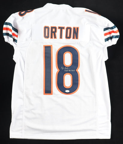 Kyle Orton Signed Chicago Bears Pro Cut Jersey Inscribed "F**k the Pack!" (JSA)