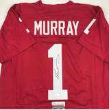 Autographed/Signed KYLER MURRAY Oklahoma Maroon College Football Jersey JSA COA
