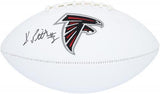 Kyle Pitts Atlanta Falcons Autographed White Panel Football