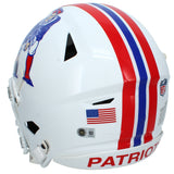 A.J. Brown Autographed Patriots Throwback SpeedFlex Authentic Helmet Beckett