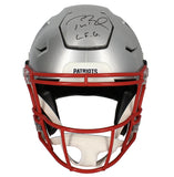Tom Brady Autographed "LFG" Patriots SpeedFlex Helmet Fanatics LE 1/25
