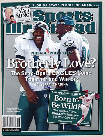 September 26, 2005 Donovan McNabb Sports Illustrated NO LABEL Newsstand Eagles