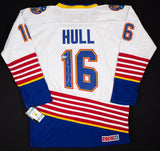 Brett Hull Signed St. Louis Blues Captains Jersey Inscribed "HOF 2009" (Beckett)