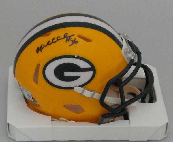 Packers SB XLV Champ NICK COLLINS Signed Riddell Speed Mini Helmet AUTO - BAS