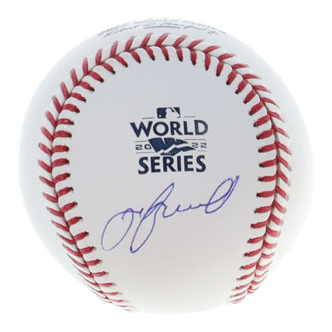 Jeff Bagwell Signed Official 2022 World Series Baseball (JSA) Houston Astros/ 1B