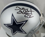 Tony Tolbert Signed Dallas Cowboys Mini Helmet -Jersey Source Auth