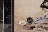 Sakic/Forsberg Autographed 16x20 and Roy Autographed Puck 3D Framed JSA COA