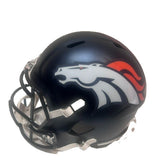 Chris Harris Jr. Aqib Talib Dual Autographed Broncos Helmet "No Fly Zone" BAS CO