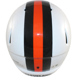 Quinshon Judkins Signed Cleveland Browns F/S 23 Alt Helmet Beckett Witness 55163