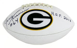 Jerry Kramer Signed Green Bay Packers Embroidered NFL Football "HOF 2018"