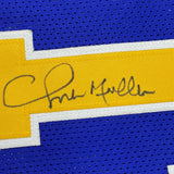 Autographed/Signed Chris Mullin Golden State Blue Basketball Jersey JSA COA Auto