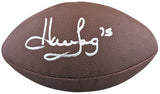 Raiders Howie Long Authentic Signed Wilson Replica Duke Nfl Football BAS Wit