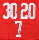 Mike Rozier, Johnny Rodgers, & Eric Crouch Signed Nebraska Heisman Winner Jersey