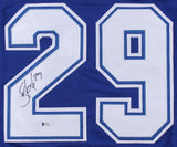 Slater Koekkoek Signed Lightning Jersey (Beckett) NHL Playing Career 2014-2022