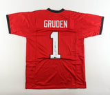 Jon Gruden Signed Buccaneers Jersey (Beckett) Tampa Bay Super Bowl XXXVII Coach