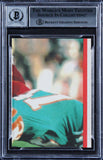 49ers Joe Montana Signed 1983 Topps Sticker Inserts #21 Card Auto 10! BAS Slab