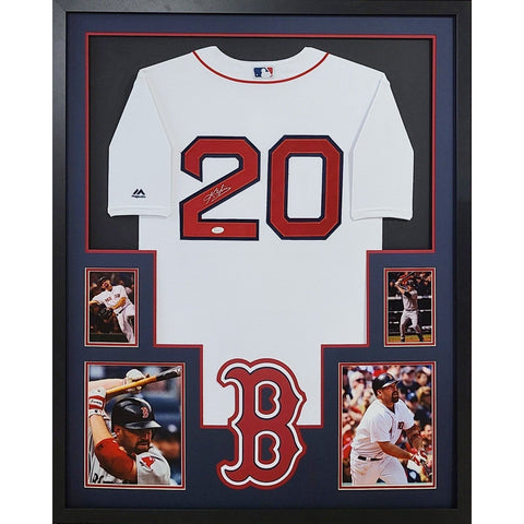 Kevin Youkilis Autographed Signed Framed Boston Red Sox Jersey JSA