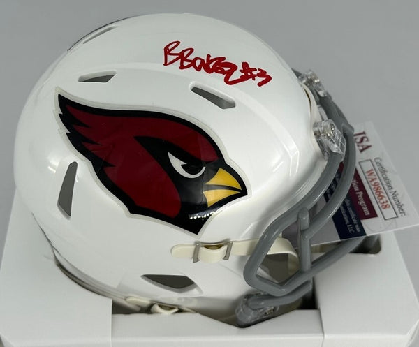 Cardinals All Pro BUDDA BAKER Signed Riddell Speed Mini Helmet AUTO - JSA