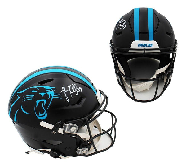 carolina panthers speedflex helmet Luke Kuechly Signed Carolina Panthers Speed Flex Authentic Alternate N – Super Sports Center