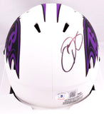Odell Beckham Jr. Signed Baltimore Ravens Lunar Speed Mini Helmet-Beckett W Holo