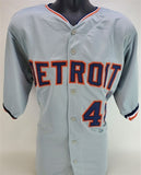 Cecil Fielder Signed Detroit Tigers Road Jersey (Beckett) 3xAll-Star 1B / DH