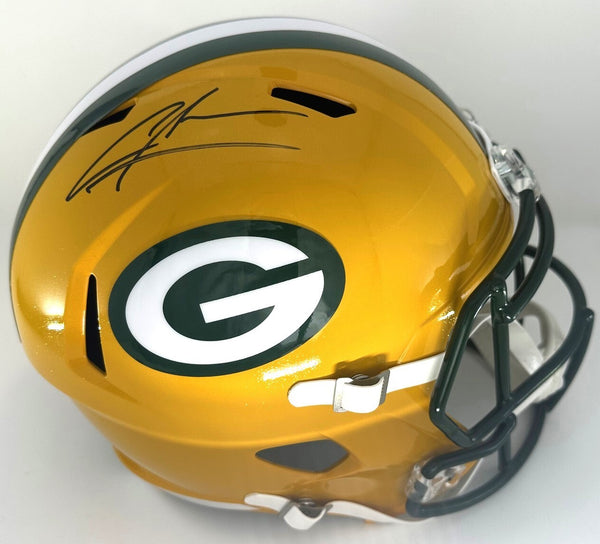 Packers CHARLES WOODSON Signed Full Size Replica Speed Helmet AUTO - JSA
