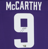 J.J. McCarthy Autographed Minnesota Vikings Purple Limited Jersey Fanatics