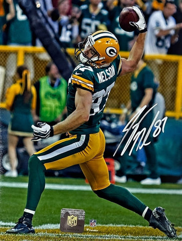 JORDY NELSON - Green Bay Packers Wide Receiver - Signed 8x10 Photo #4 AUTO