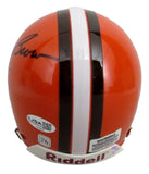 Jim Brown HOF Browns Signed/Auto Authentic Mini Football Helmet JSA 212667