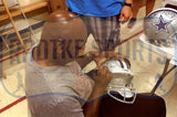 Emmitt Smith, Michael Irvin & Troy Aikman Signed Dallas Cowboys Full Size Helmet