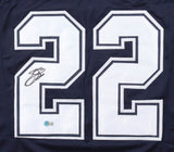 Emmitt Smith Signed Dallas Cowboys Pro Cut Jersey (Beckett) 3xSuper Bowl Champ